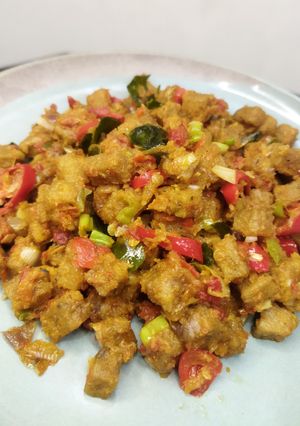 Foto resep Sambal tempe menjes