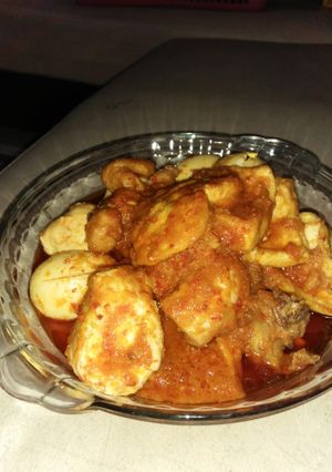 Foto resep Ayam dan telor bumbu bali