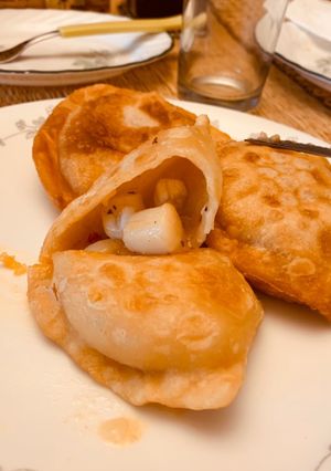 Una foto de Empanaditas de ostiones con queso
