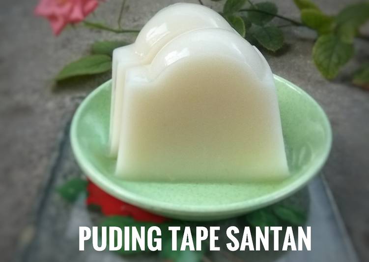 Puding (Agar-agar) Tape Santan