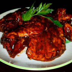 Mike's Grilled BBQ Chicken Strips A picture of Mike's Grilled BBQ Chicken Strips.
