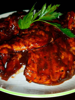 A picture of Mike's Grilled BBQ Chicken Strips.