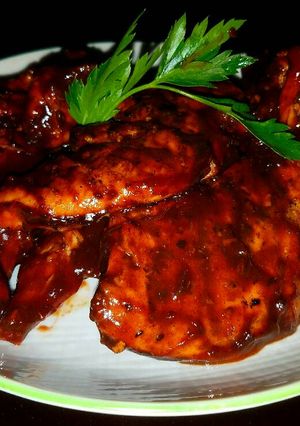 A picture of Mike's Grilled BBQ Chicken Strips.