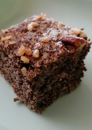 Almás-mákos kevert süti (vegán, cukormentes, zsiradék nélkül) recept fotója