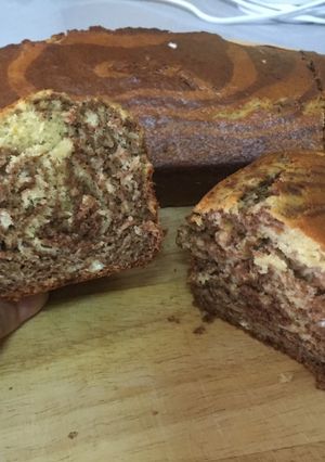 Una foto de Budín marmolado