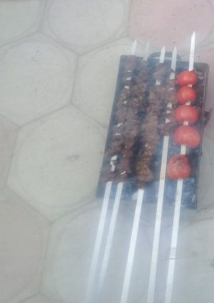 عکسی از دستور کباب چنجه
