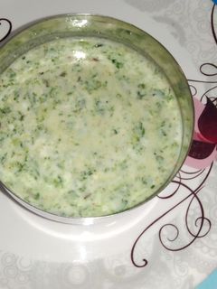 बथुए का रायता (bathue ka raita recipe in Hindi) रेसिपी मुख्य फोटो