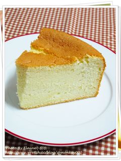 香草戚風蛋糕 的食譜成品照片