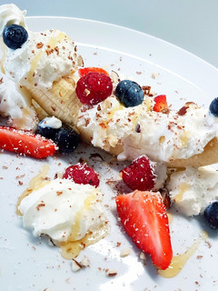 Foto principal de Capricho de frutas con nata montada de coco