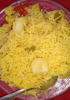 A picture of Namkeen rice.
