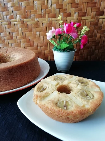 Cara Mudah Membuat Resep 763.Bolu Pisang Santan butter Keju (4 telur OTang) yang  Bikin Ketagihan Anti Ribet, Lezat
