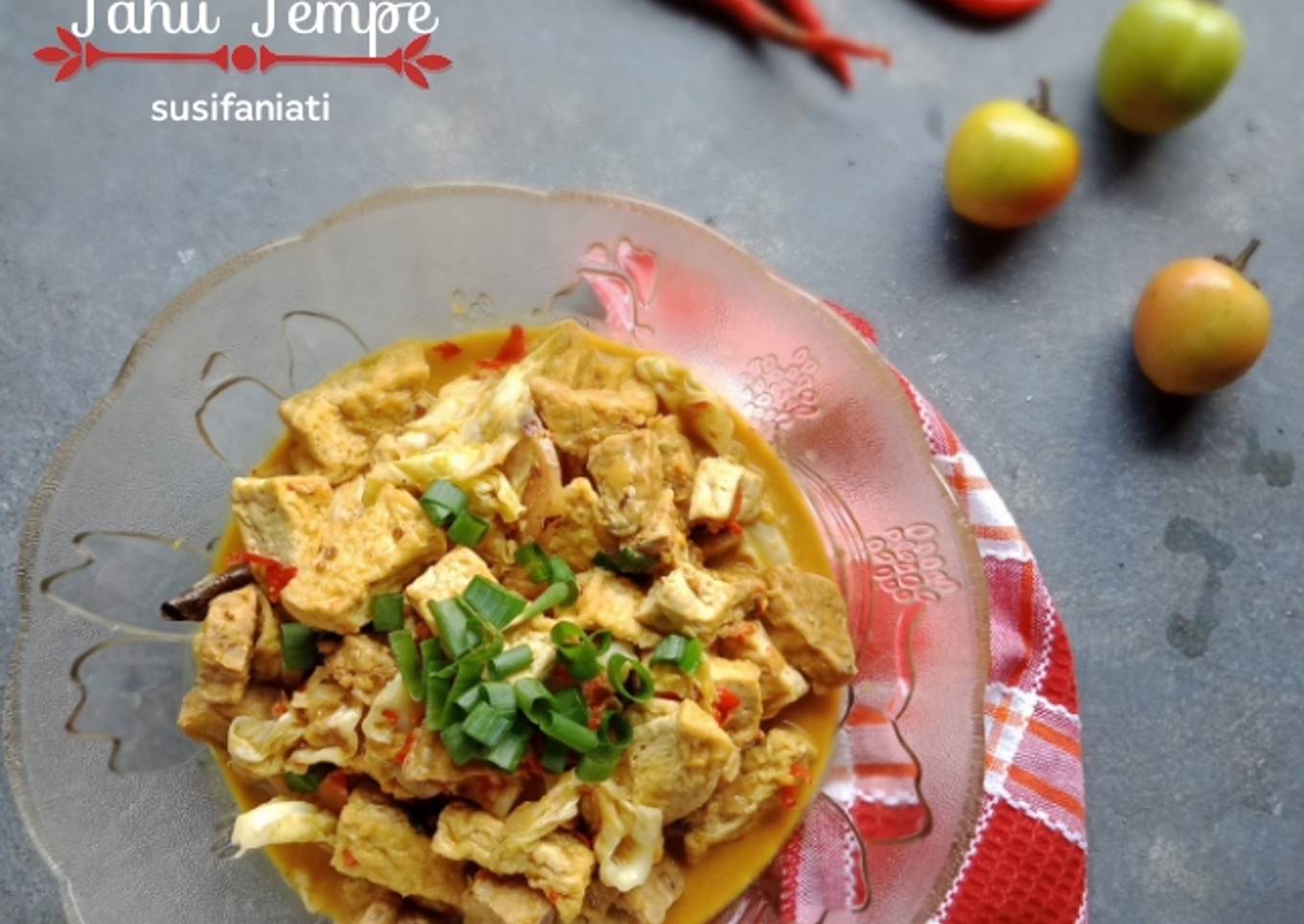 Tongseng tahu tempe