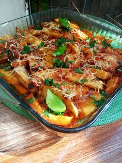 صورة لوصفة بطاطا في الفرن بطريقة جديدة