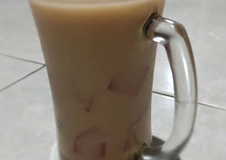 Resep Jelly milk tea | Bahan Membuat Jelly milk tea Yang Bikin Ngiler
