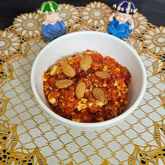 A picture of Gajar ka halwa.