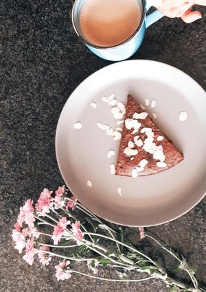 A picture of Coconut oil brownies.