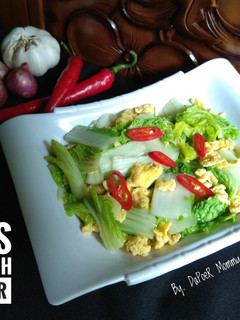 Foto resep Tumis Sawi Putih dan Telur