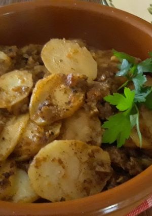 Una foto de Patatas en adobillo