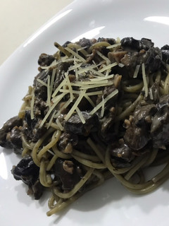 A picture of Espagueti negro.