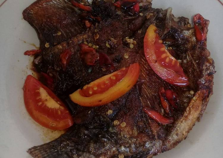 Ikan Mujair Kecap (praktis dan lezat)