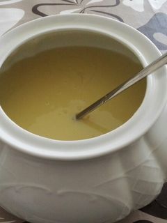 Una foto de Crema de calabacín
