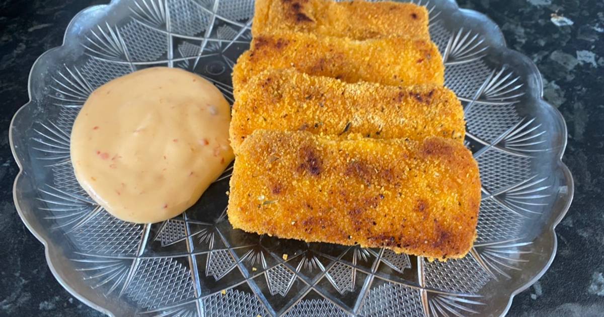 Breaded Halloumi cheese Recipe by Pardeep kaur Cookpad