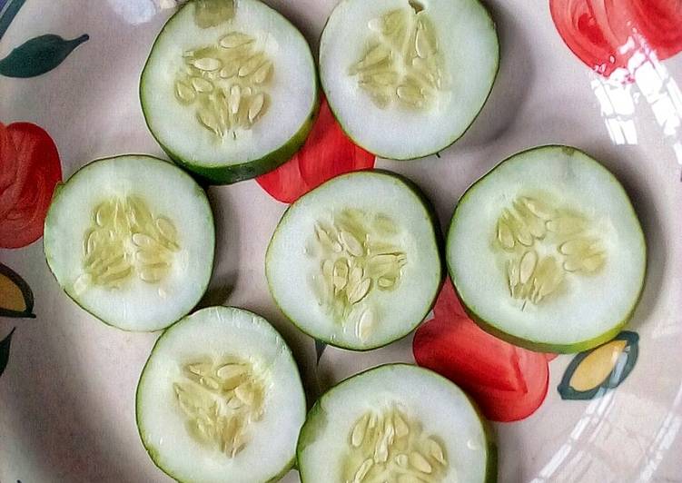 Steps to Prepare Homemade Cucumber Snacks