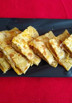 A picture of Sev paratha.