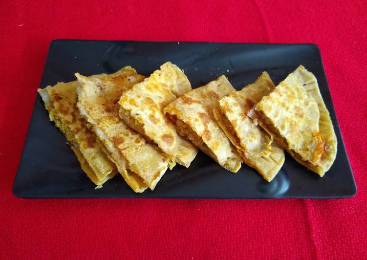Recipe of Super Quick Homemade Sev paratha