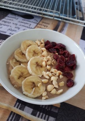 Une photo de Porridge banane