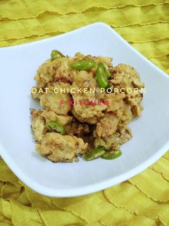 Foto resep Oat Chicken Popcorn