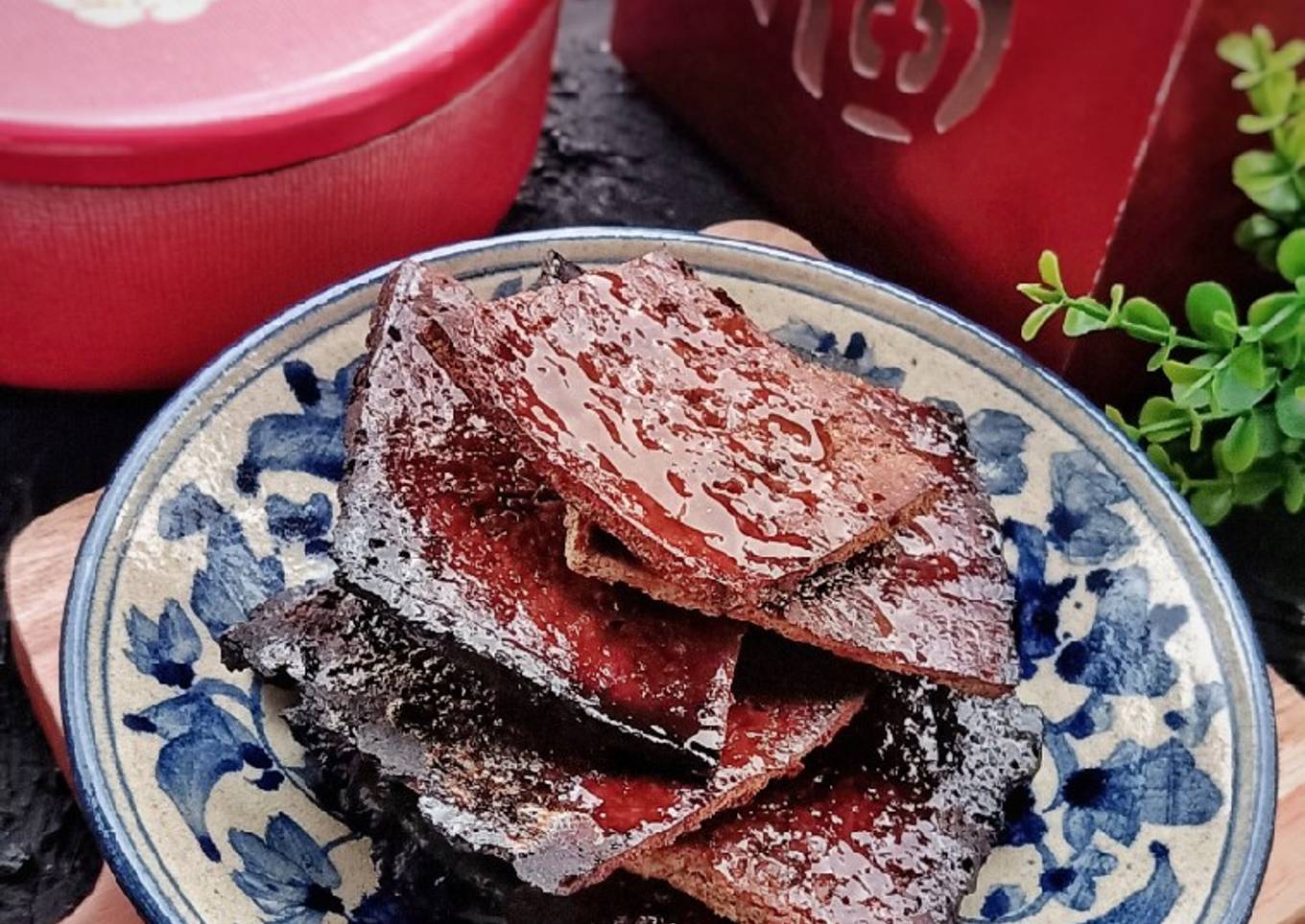 Pork Bakkwa(Dendeng Babi Singapore)