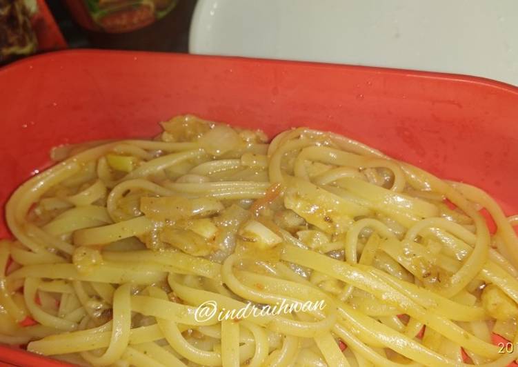 Resep Spaghetti Tuna (bekal mudah dan praktis untuk anak), Enak