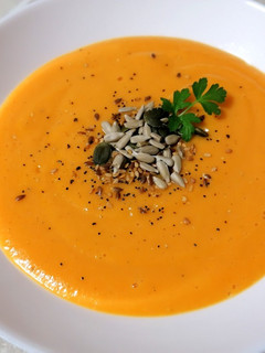 Una foto de Crema de calabaza