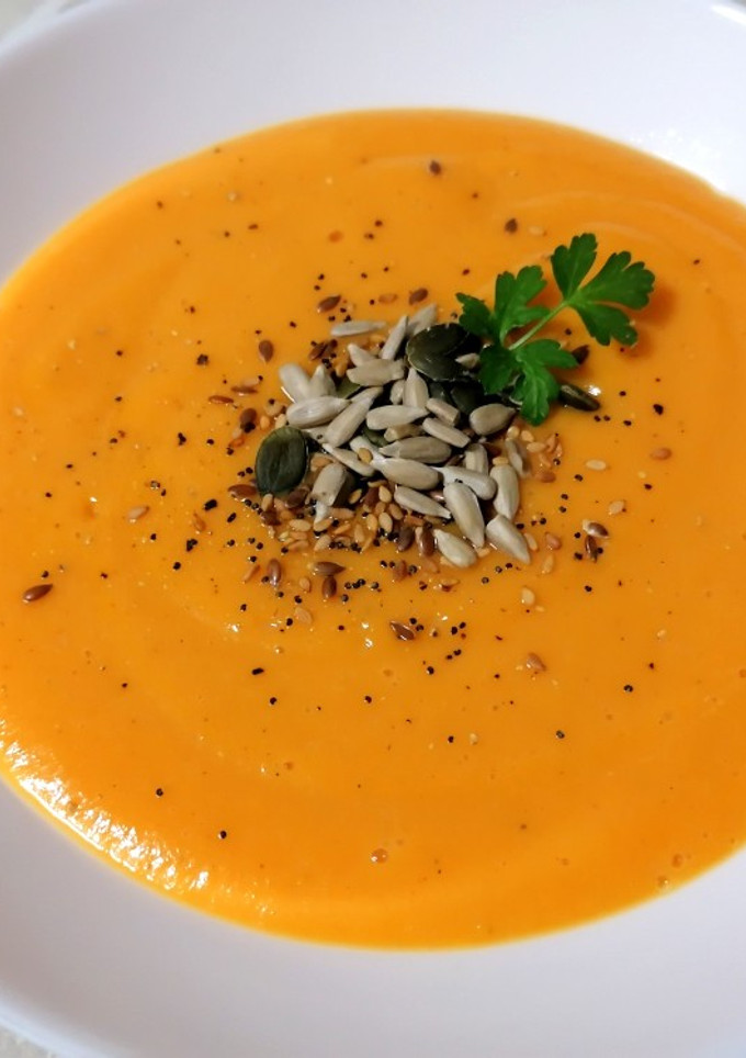 Una foto de Crema de calabaza