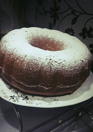صورة لوصفة كيك بالجوز والزبيب