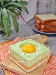 Foto resep Sandwich Cream Cheese - Ubi, ala dessert box