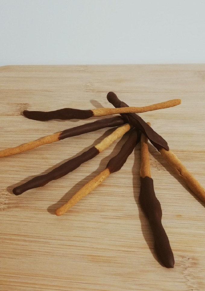 Una foto de Mikados saludables con 3 ingredientes