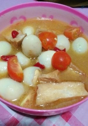 Foto resep Opor telur puyuh thu kuning