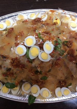 Hình của món Bánh tráng trộn.