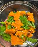 Ensalada de calabaza y rúcula