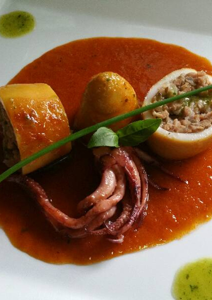Una foto de Calamares rellenos