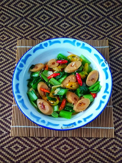 Foto resep Tumis Sawi Sendok dan Sosis