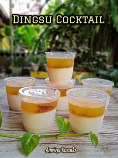 Foto resep Dingsu (Puding Sutera) Cocktail