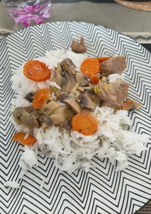 Une photo de Blanquette de veau au cookeo