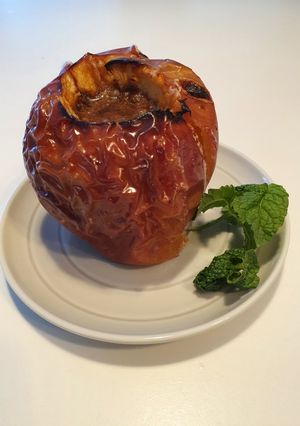 Una foto de Manzanas al horno