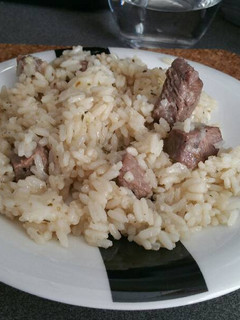 Una foto de Arroz con Morcillo