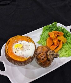 bí đỏ hấp trứng