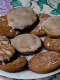 Galletas de chocolate con glasé de limón