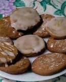 Galletas de chocolate con glasé de limón